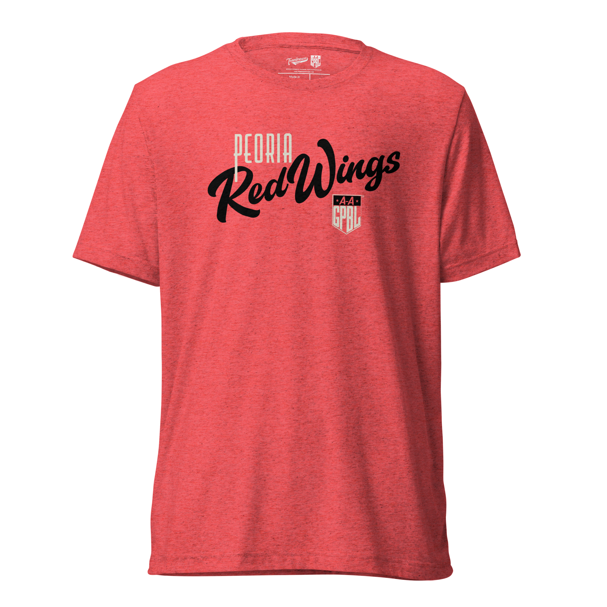 Peoria Red Wings - Classic Color - Triblend T-Shirt