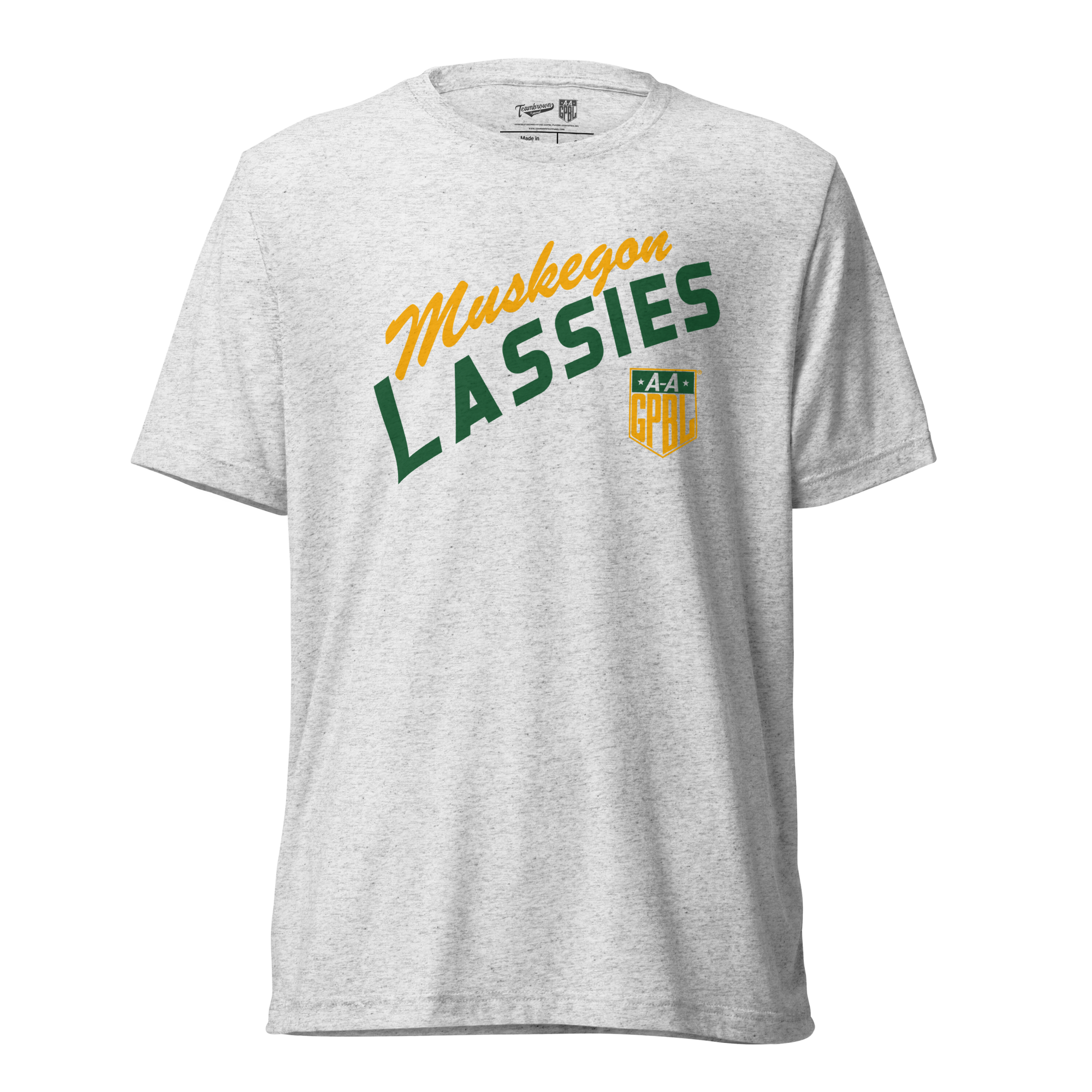 Muskegon Lassies - Classic Color - Triblend T-Shirt