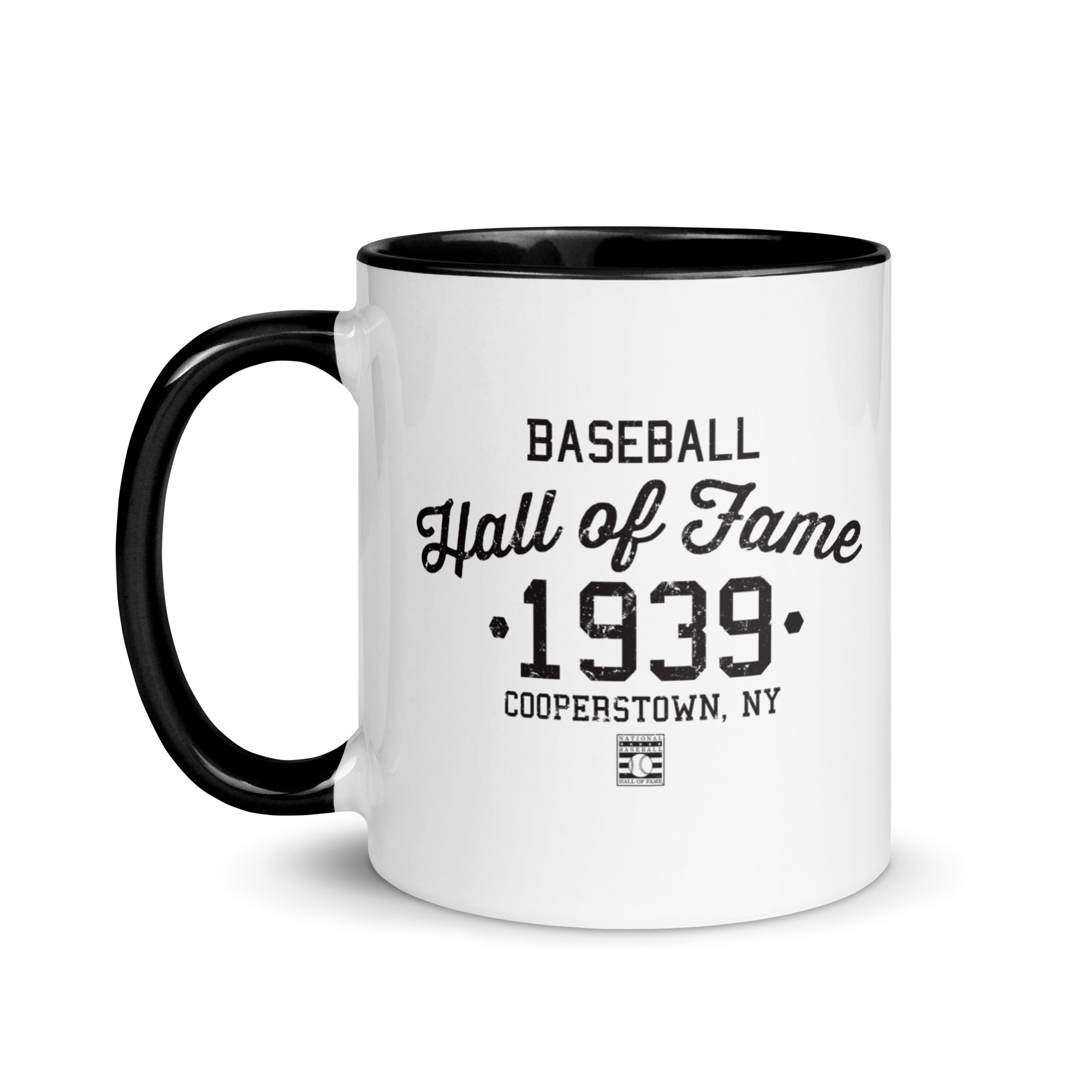 Baseball Hall of Fame - Est 1939 - 11oz. Mug Black interior and Handle