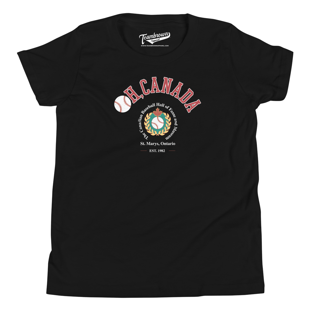 Canadian Baseball Hall of Fame and Museum - Oh, Canada - Kids T-Shirt