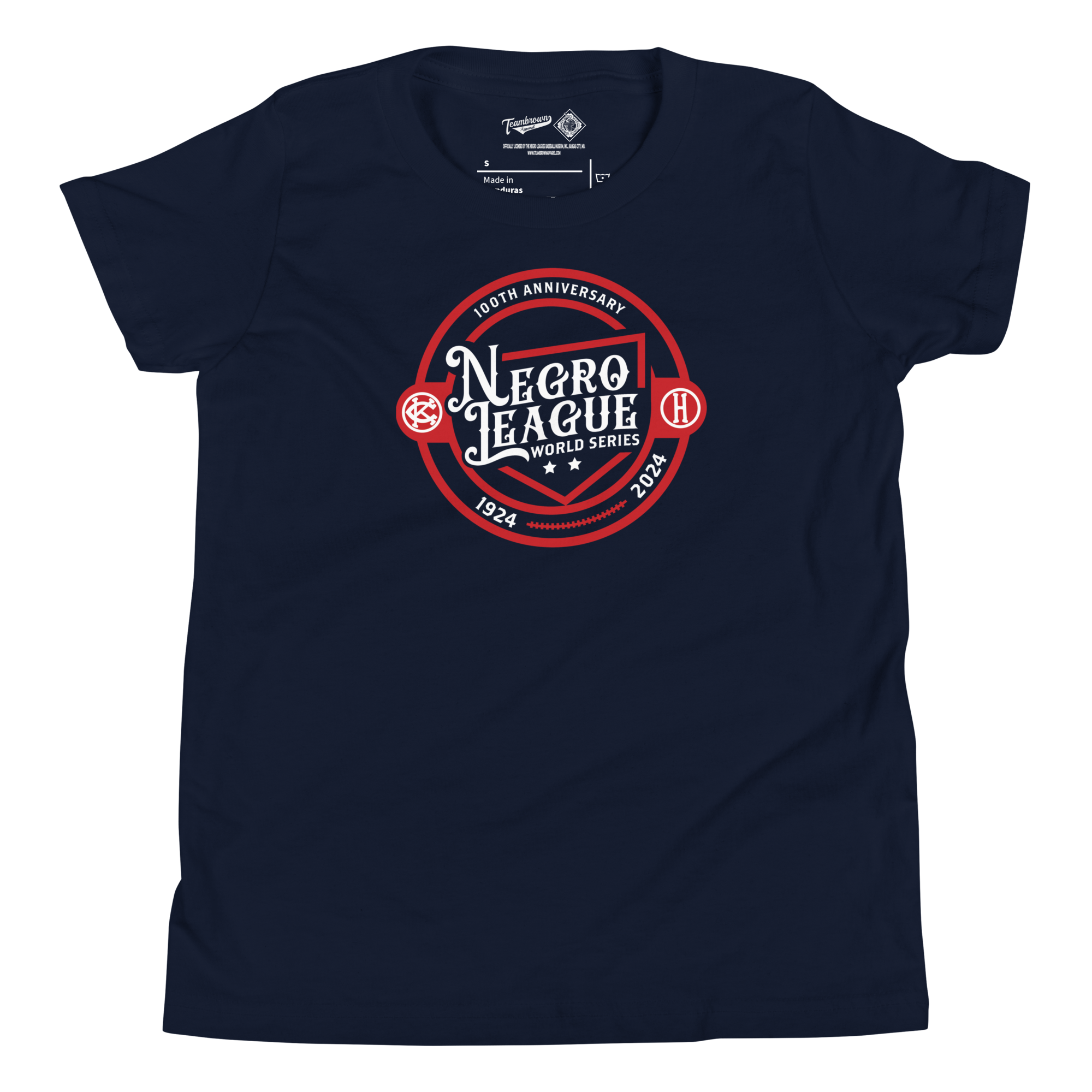 NLBM - NLWS - World Series 100th Anniversary Primary Logo - Kids T-Shirt