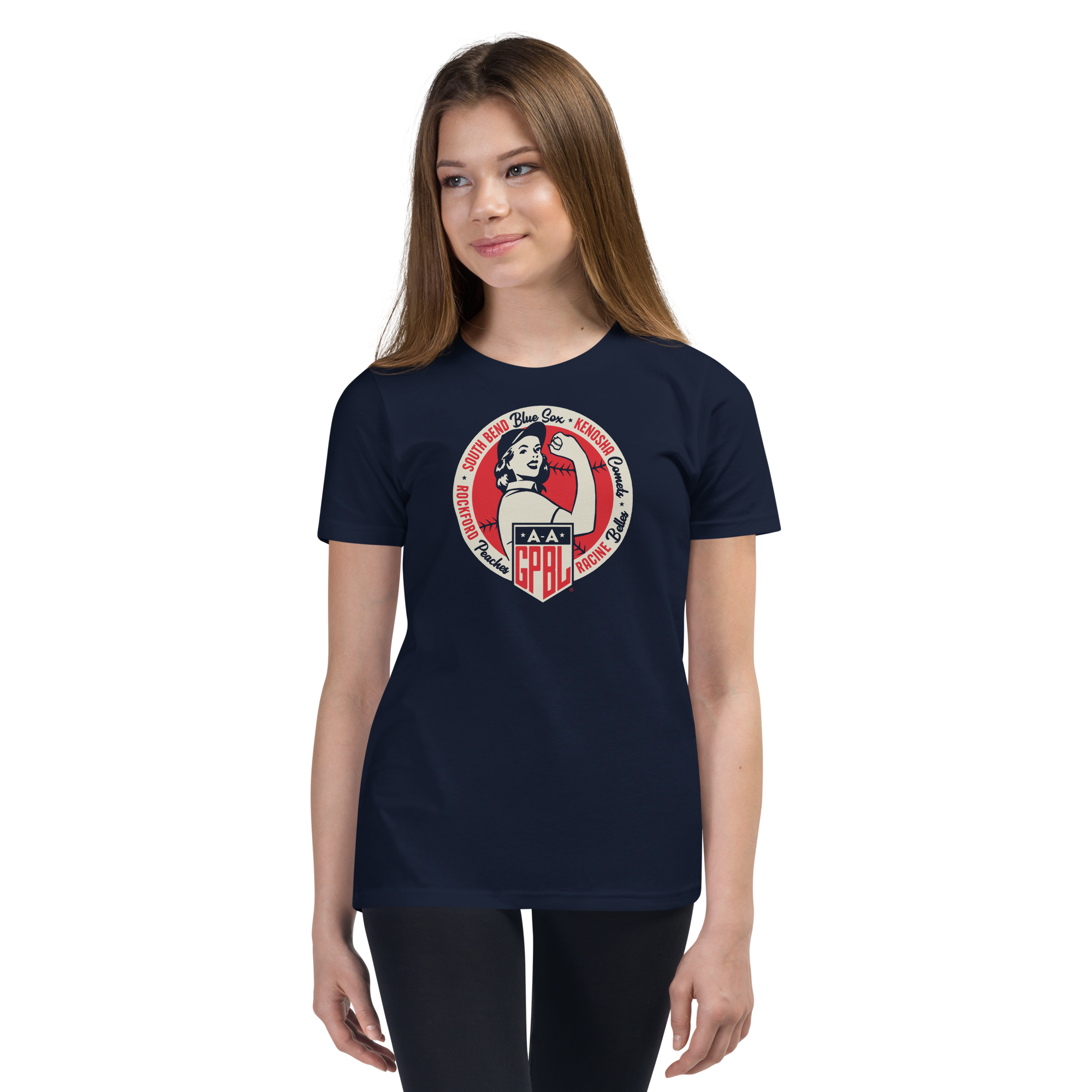 Diamond - AAGPBL Original 4 Kids T-Shirt