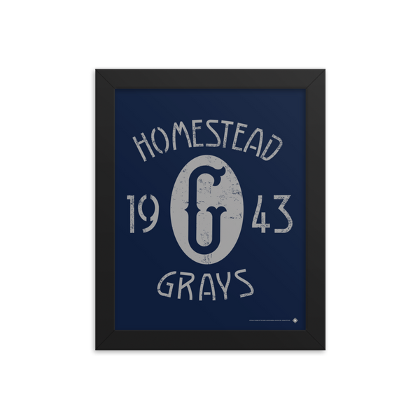 Homestead Grays Framed Print | Teambrown NLBM Memorabilia