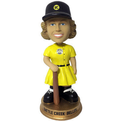 Battle Creek Belles AAGPBL Vintage Bobbleheads | Officially Licensed - Bobblehead Hall of Fame