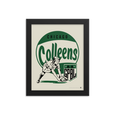 WOTD Chicago Colleens - Giclée-Print Framed | Officially Licensed - AAGPBL