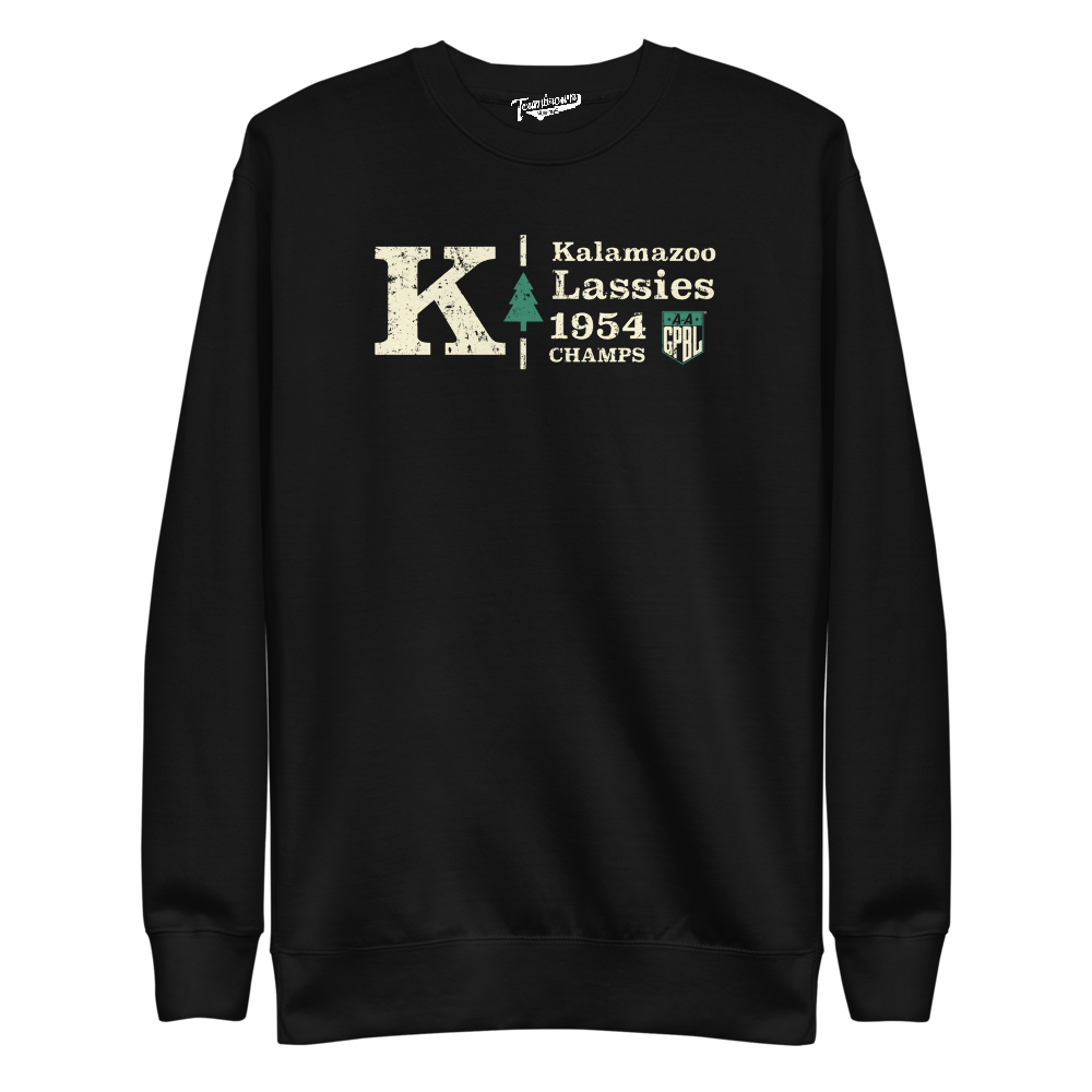Kalamazoo Lassies Champions - Pullover Crewneck | Officially Licensed - AAGPBL