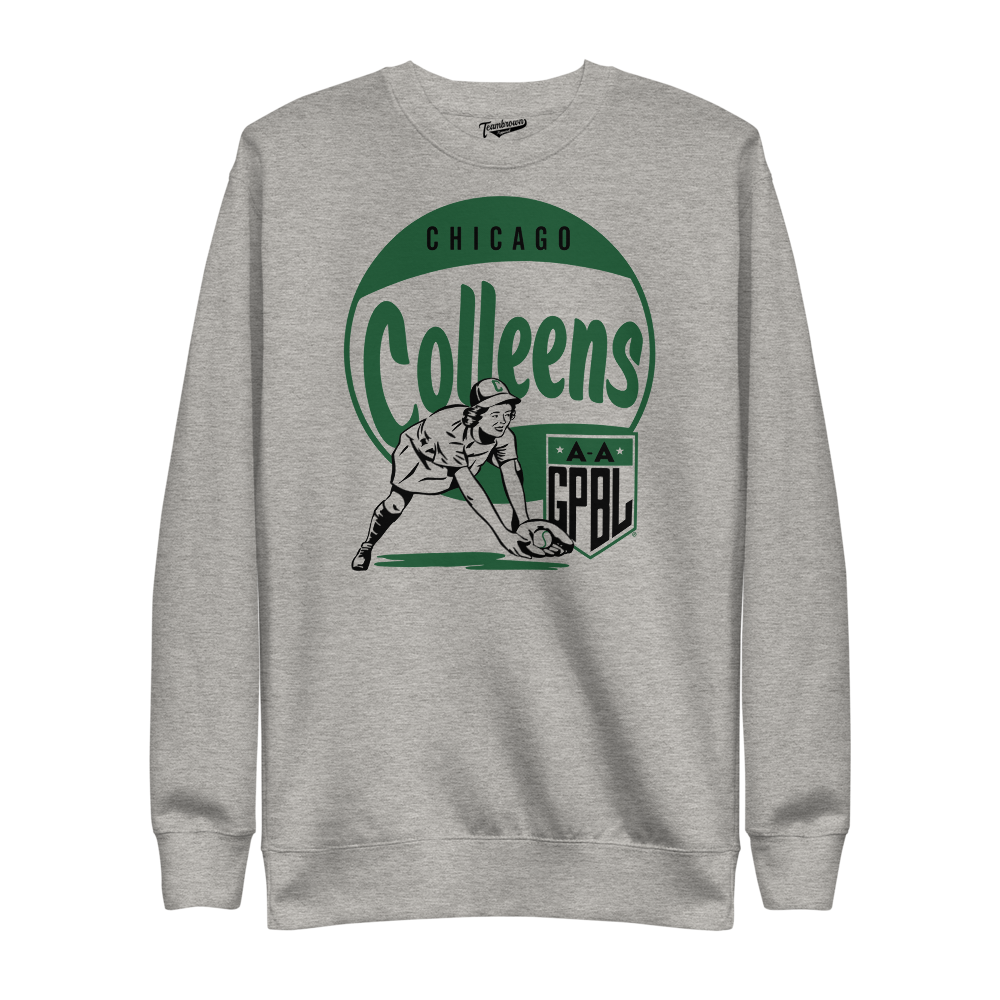 Diamond - Chicago Colleens - Unisex Fleece Pullover Crewneck | Officially Licensed - AAGPBL