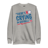 AAGPBL - No Crying In Baseball - Fleece Pullover Crewneck | Officially Licensed - AAGPBL