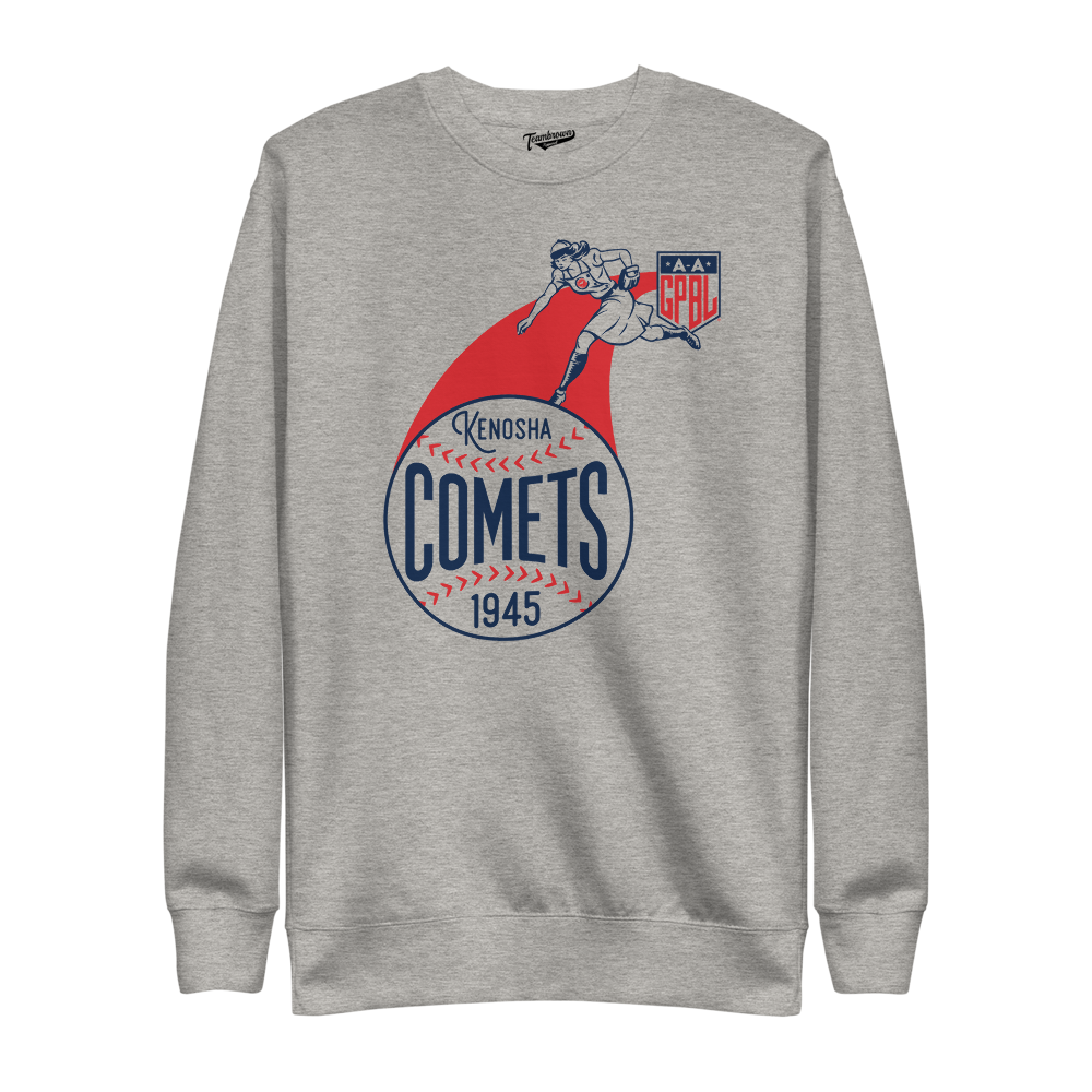 Diamond - Kenosha Comets - Unisex Fleece Pullover Crewneck | Officially Licensed - AAGPBL