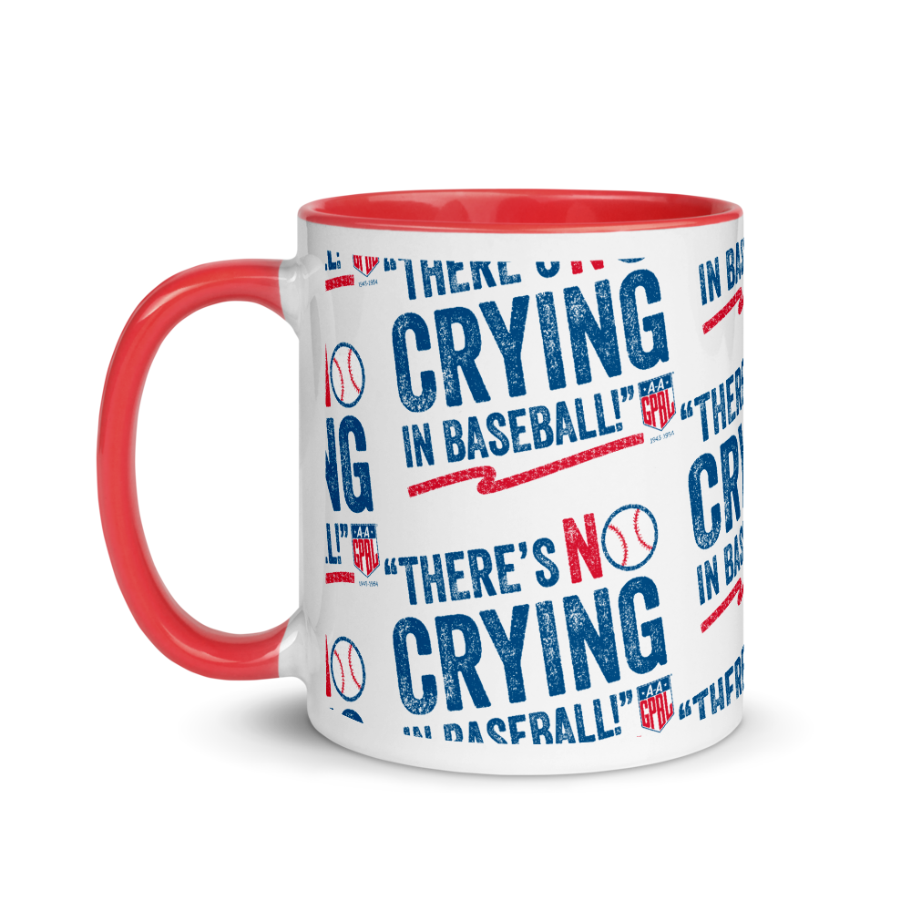 No Crying - AAGPBL Logo 11oz Mug | Officially Licensed - AAGPBL