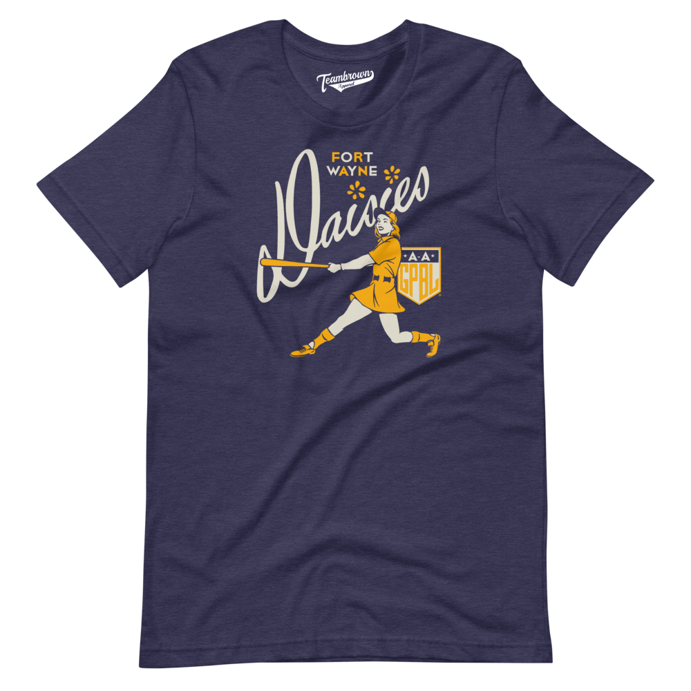 Diamond - Fort Wayne Daisies - Unisex Heather T-Shirt | Officially Licensed - AAGPBL