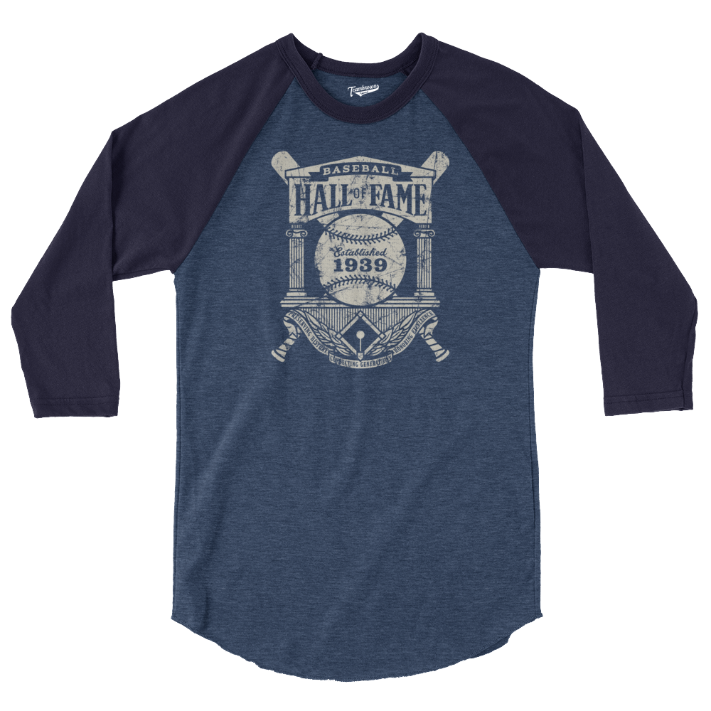 Baseball Hall of Fame - Crest Logo - Baseball Shirt | Officially Licensed - National Baseball Hall of Fame and Museum