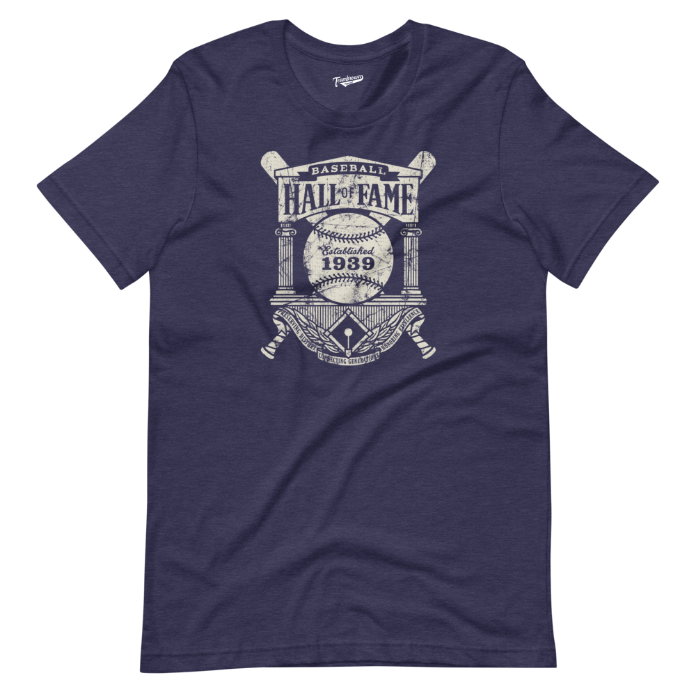 Baseball Hall of Fame - Crest Logo - Unisex T-Shirt | Officially Licensed - National Baseball Hall of Fame and Museum