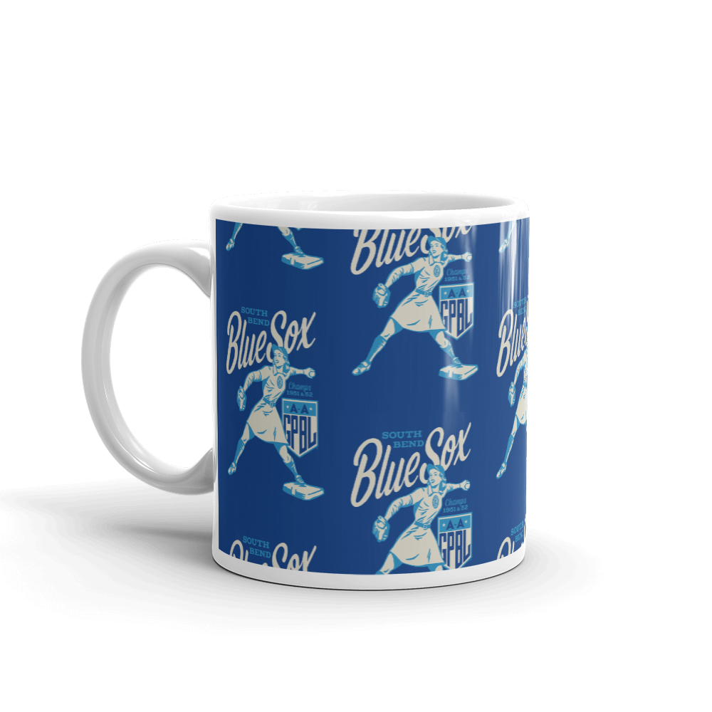 Diamond - South Bend Blue Sox - WOTD 11oz Mug | Officially Licensed - AAGPBL
