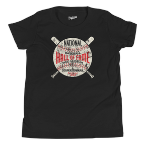 Baseball Hall of Fame Circle Logo - Kids T-Shirt | Officially Licensed - National Baseball Hall of Fame and Museum