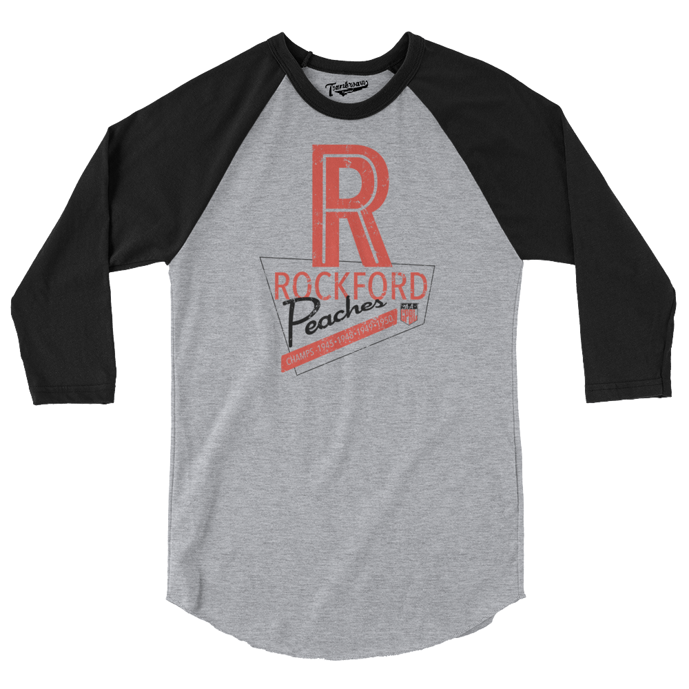 Rockford Peaches Champions - Unisex Baseball Shirt | Officially Licensed - AAGPBL
