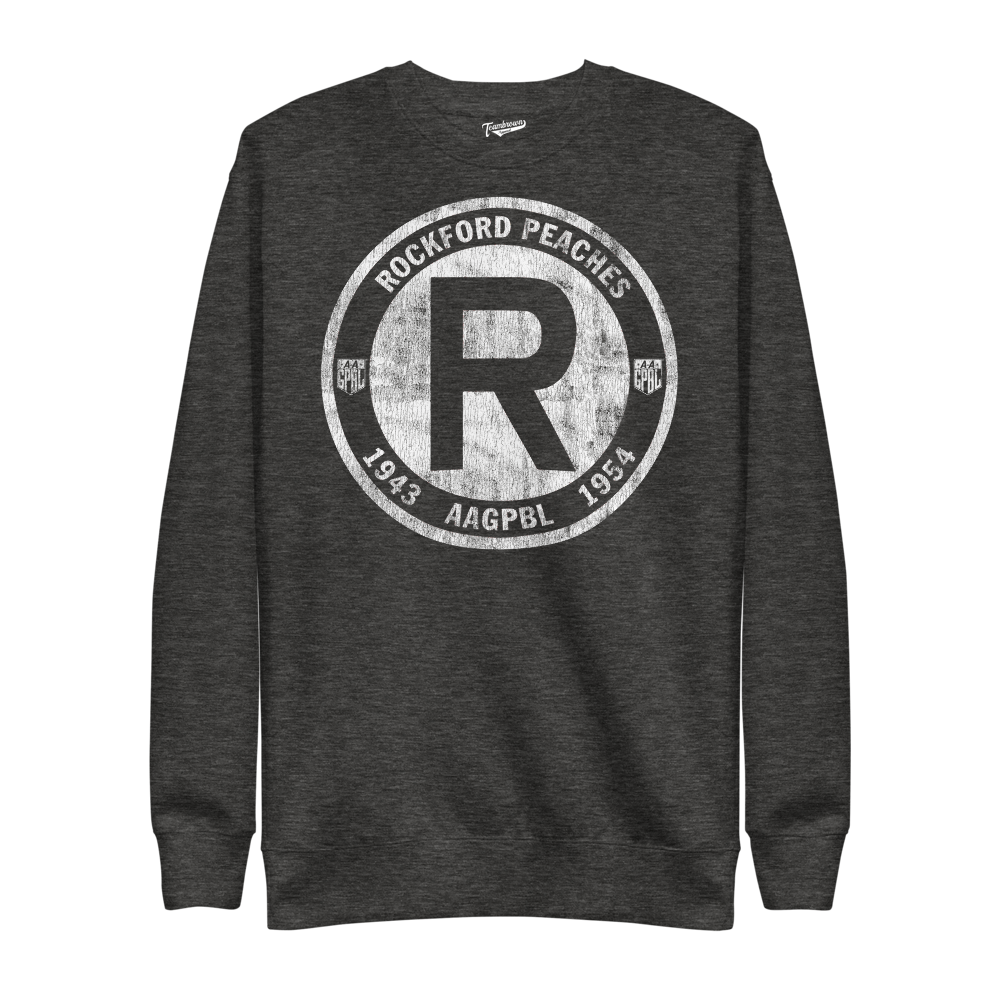 Rockford Peaches '43-'54 - Unisex Fleece Pullover Crewneck | Officially Licensed - AAGPBL