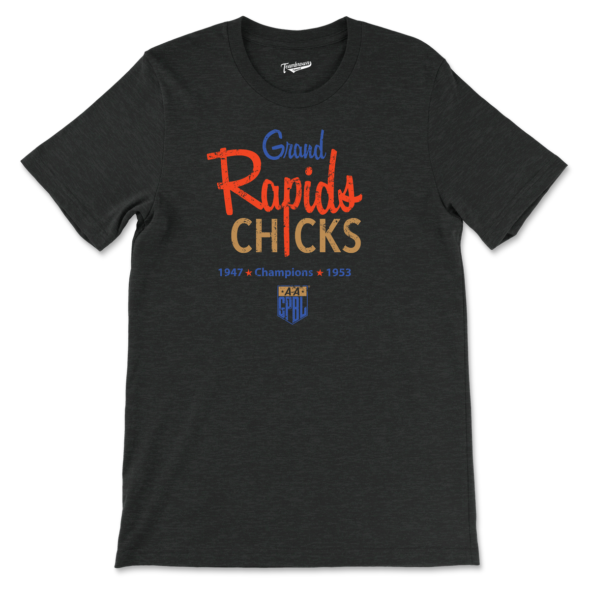 Grand Rapids Chicks Champions - Unisex T-Shirt | Officially Licensed - AAGPBL