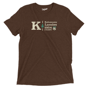 Kalamazoo Lassies Champions - Triblend Unisex T-Shirt | Officially Licensed - AAGPBL