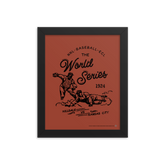1924 World Series - Giclée-Print Framed | Officially Licensed - NLBM