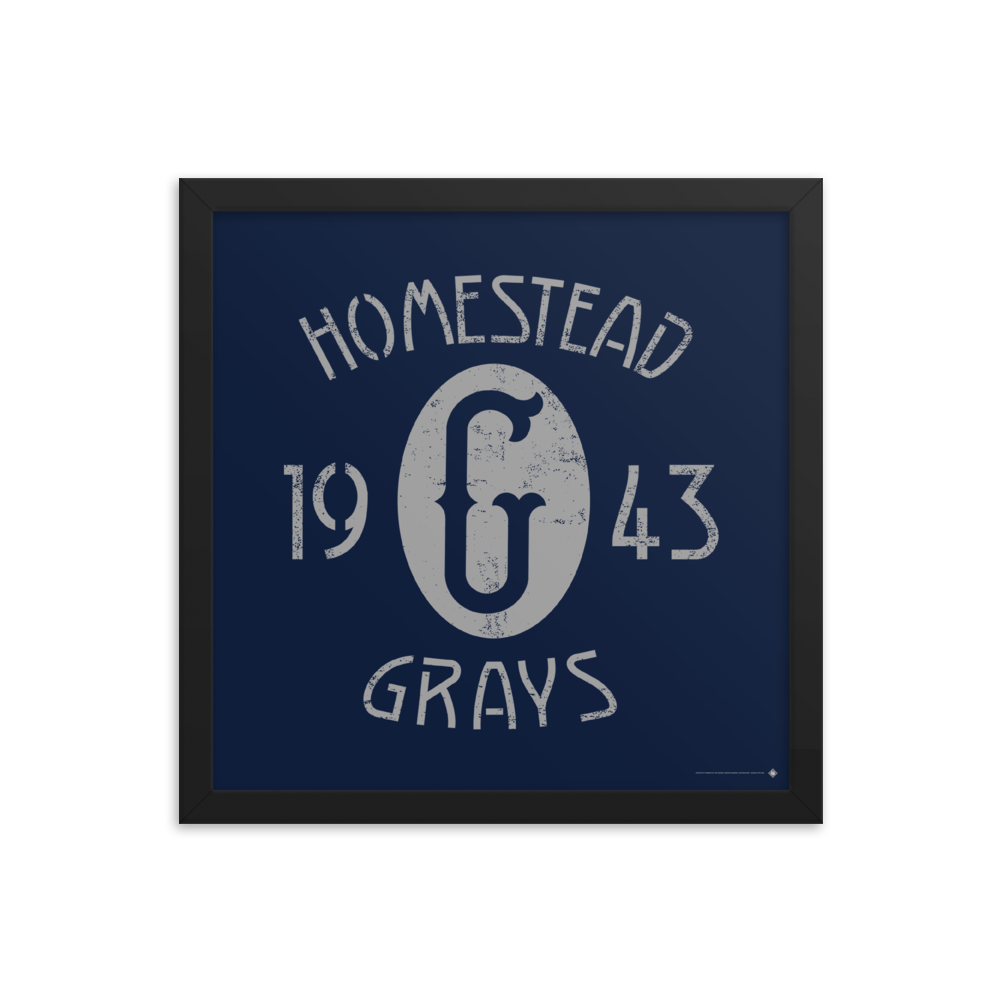 Homestead Grays / Griffith Stadium 1943 Champions - Giclée-Print Framed | Officially Licensed - NLBM