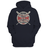 Baseball Hall of Fame Circle Logo - Unisex Premium Hoodie | Officially Licensed - National Baseball Hall of Fame and Museum