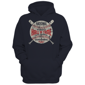 Baseball Hall of Fame Circle Logo - Unisex Premium Hoodie | Officially Licensed - National Baseball Hall of Fame and Museum