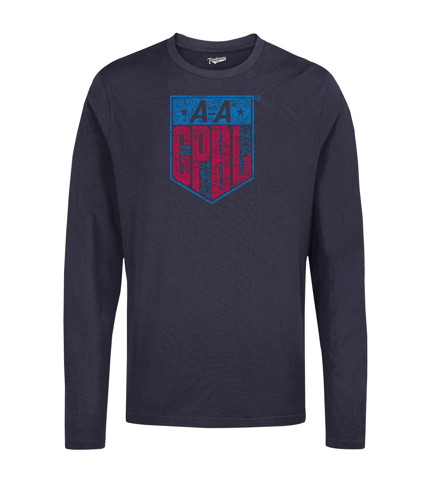 AAGPBL 1943-1954 - Unisex Long Sleeve Crew T-Shirt | Officially Licensed - AAGPBL