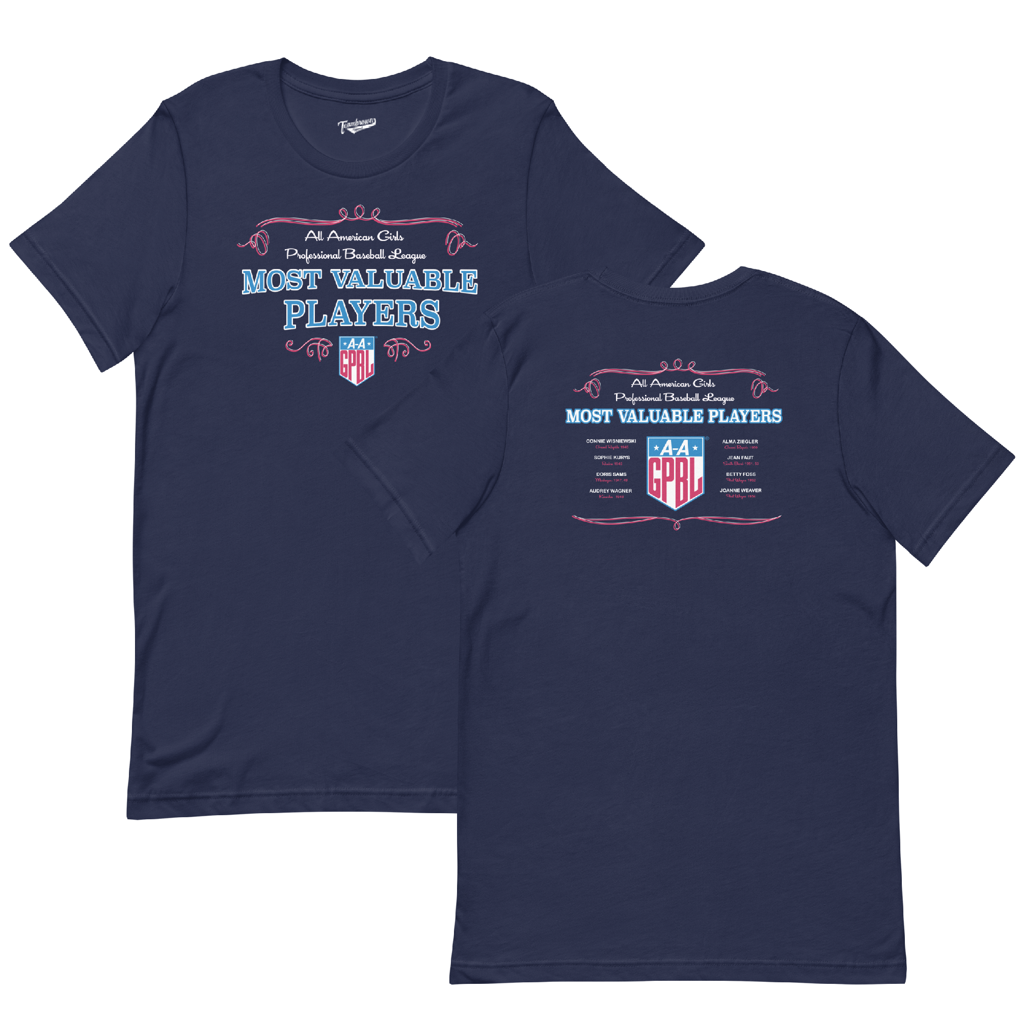 AAGPBL Most Valuable Players - Unisex T-Shirt