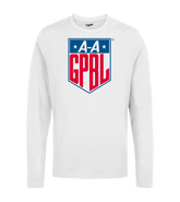 AAGPBL Shield Long Sleeve Crew T-Shirt | Officially Licensed - AAGPBL