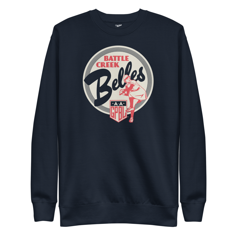 Diamond - Battle Creek Belles - Unisex Fleece Pullover Crewneck