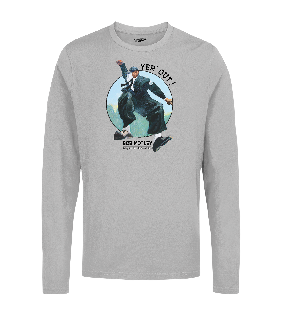 Bob Motley - Yer' Out! - Unisex Long Sleeve Shirt | Officially Licensed - YABBA BIRI PRODUCTIONS, INC.