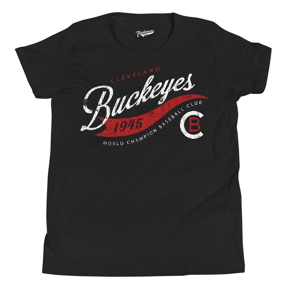 1945 Champions - Cleveland Buckeyes - Kids T-Shirt | Officially Licensed - NLBM