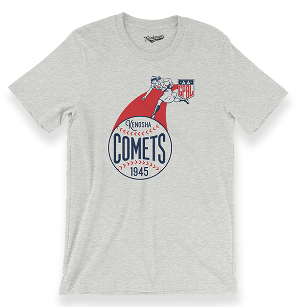 Diamond - Kenosha Comets - Unisex Heather T-Shirt | Officially Licensed - AAGPBL