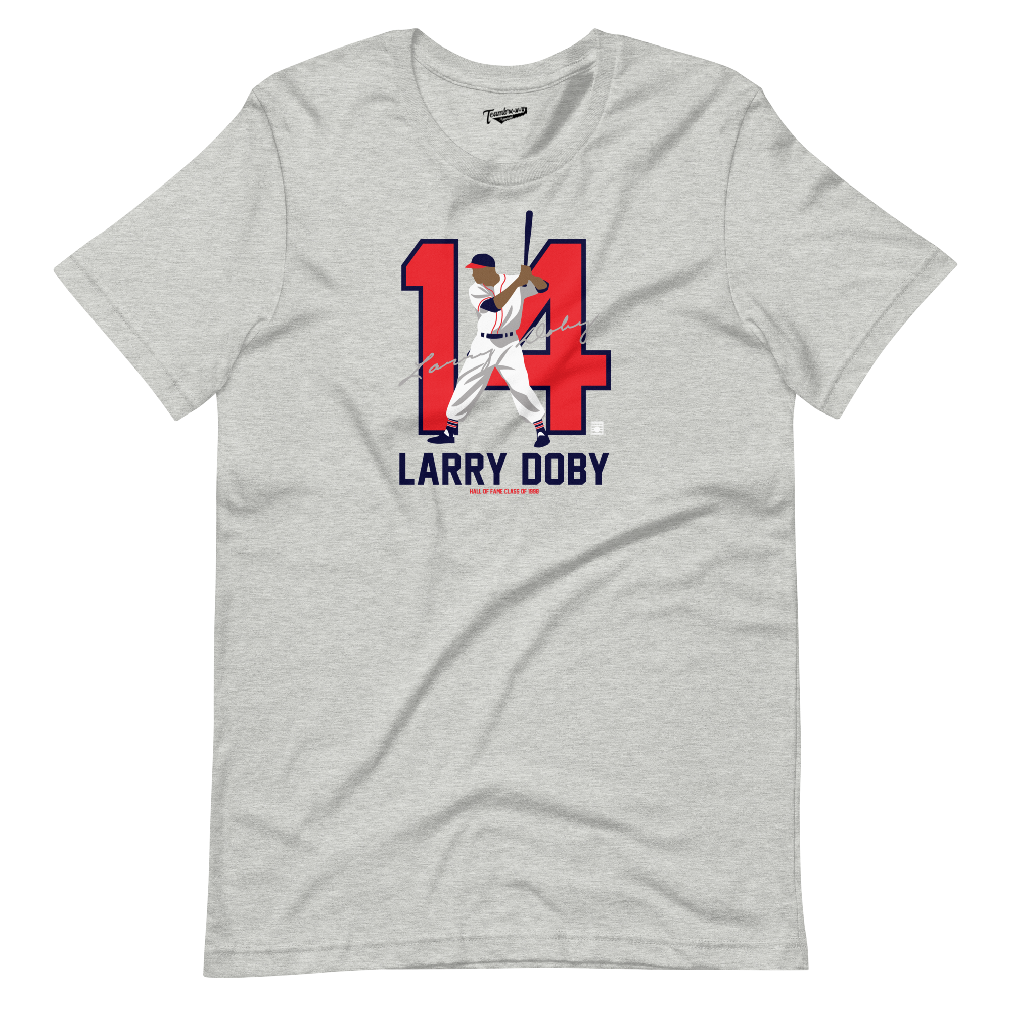 Baseball Hall of Fame Members - Larry Doby - Silhouette - Unisex T-Shirt