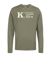 Kalamazoo Lassies Champions - Unisex Long Sleeve Crew T-Shirt | Officially Licensed - AAGPBL