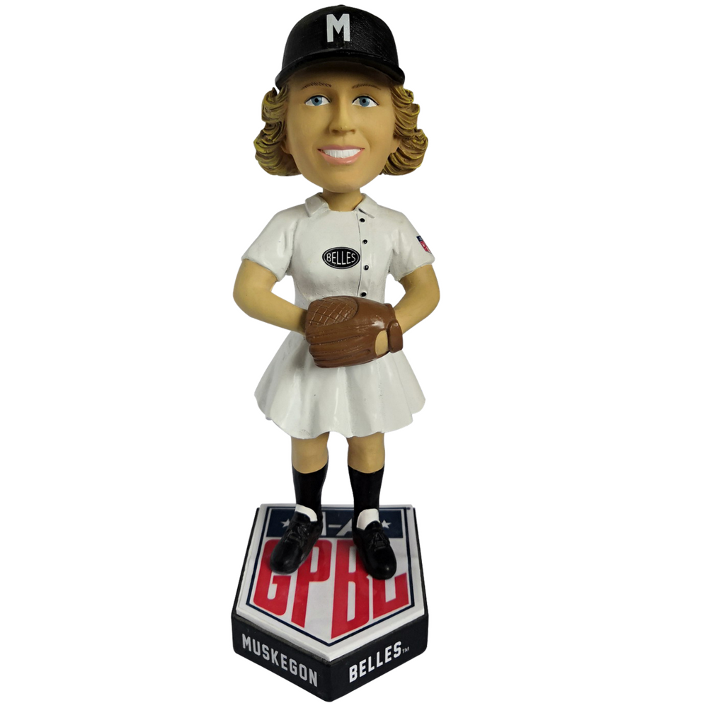 AAGPBL Rockford Peaches Bobblehead | All AAGPBL Teams | Teambrown AAGPBL Rockford Peaches Bobblehead | All AAGPBL Teams | Teambrown