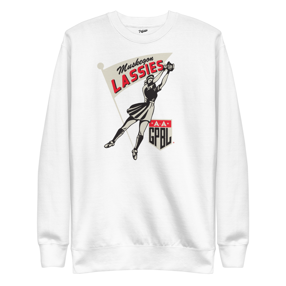 Diamond - Muskegon Lassies - Unisex Fleece Pullover Crewneck