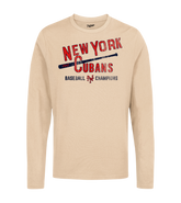 1947 Champions - New York Cubans - Unisex Long Sleeve Crew T-Shirt | Officially Licensed - NLBM