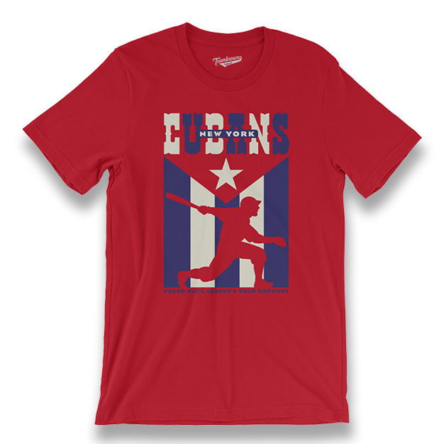 NNL - New York Cubans - Unisex T-Shirt, Red / Adult 3X / T-Shirt