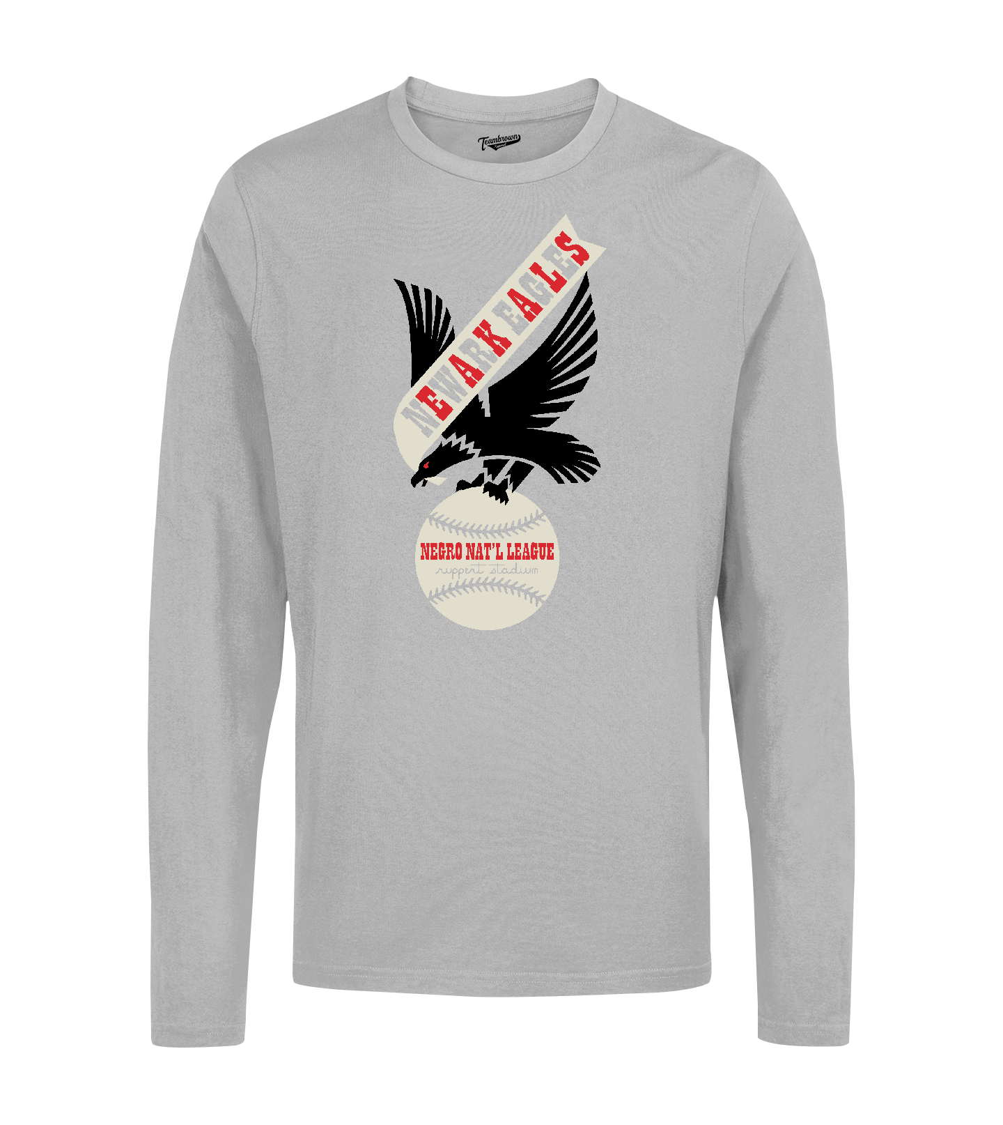 NNL Newark Eagles - Unisex Long Sleeve Crew T-Shirt | Officially Licensed - NLBM