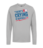 AAGPBL - No Crying In Baseball - Long Sleeve T-Shirt | Officially Licensed - AAGPBL