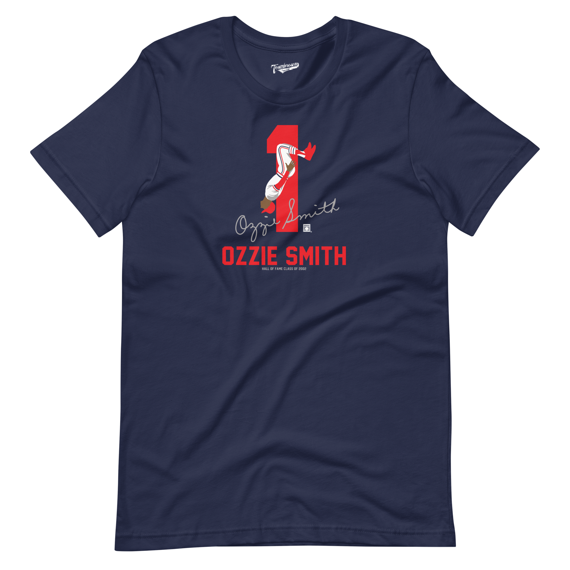 Baseball Hall of Fame Members - Ozzie Smith - Silhouette - Unisex T-Shirt