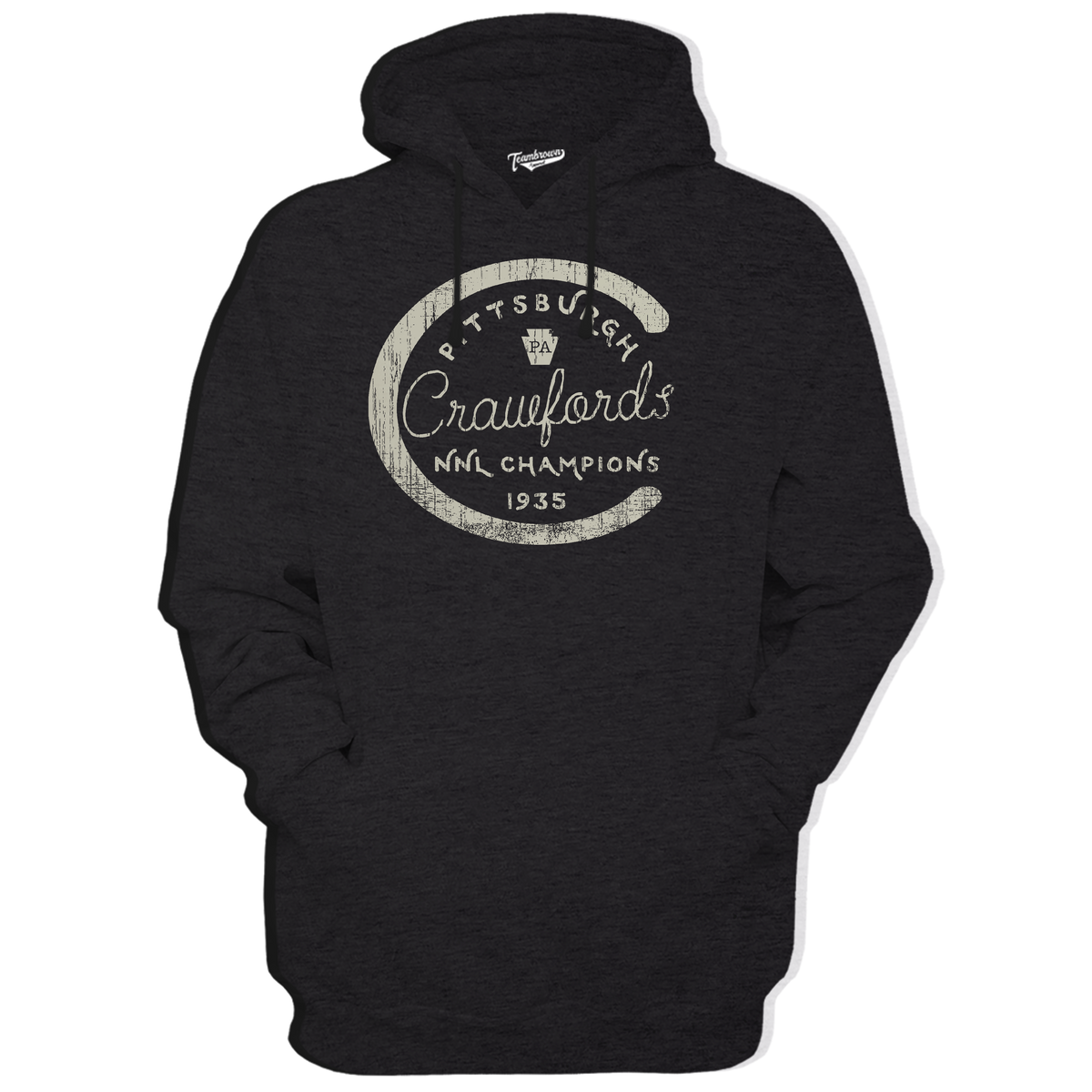 1935 Pittsburgh Crawfords Hoodie Teambrown Apparel