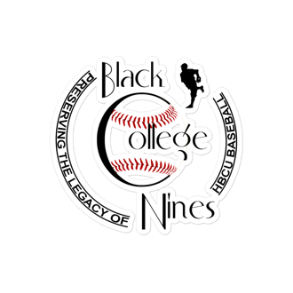 Black College Nines Stickers 3x3