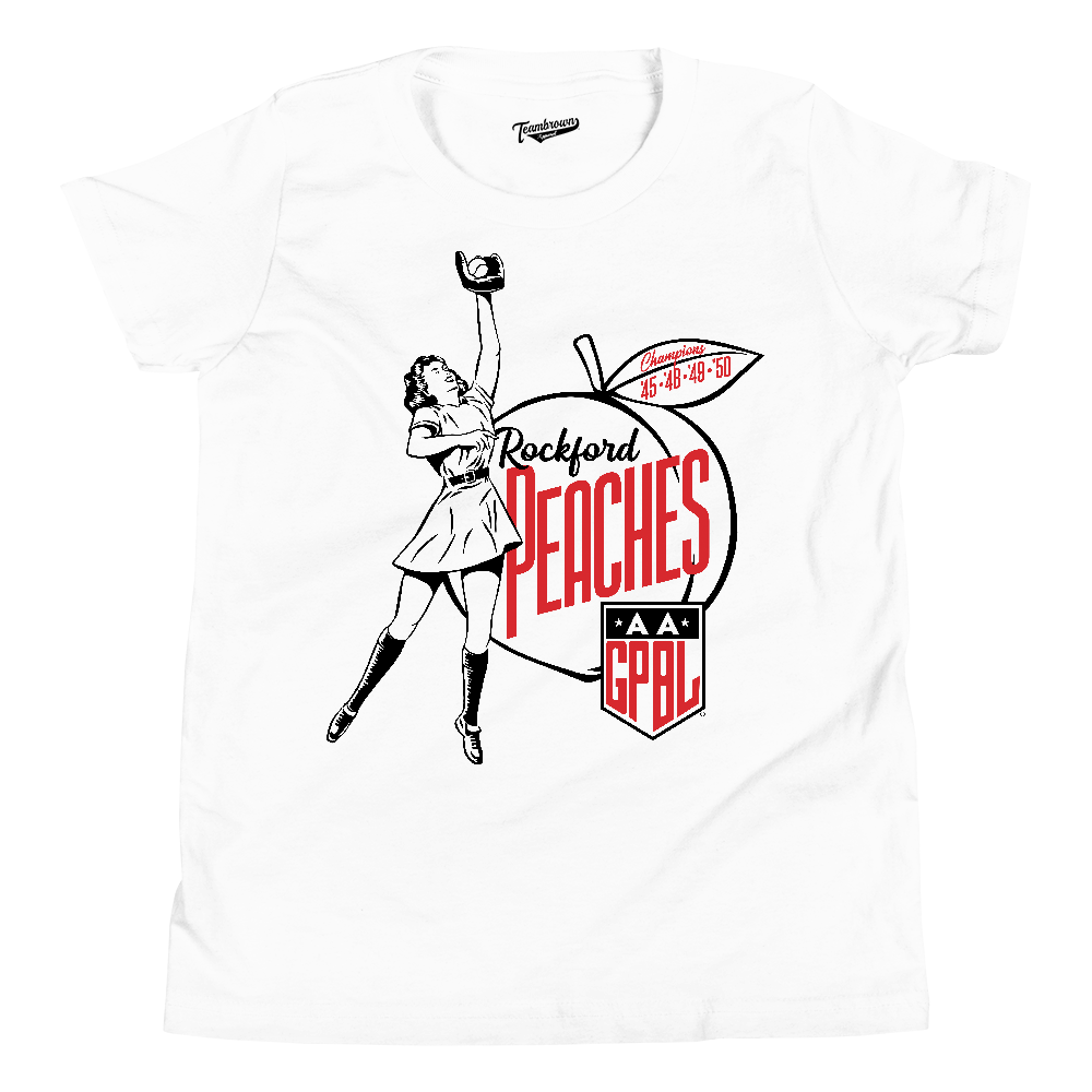 Diamond - Rockford Peaches Kids T-Shirt | Officially Licensed - AAGPBL