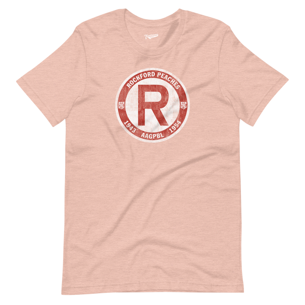 AAGPBL Rockford Peaches 43 54 T Shirt Unisex Teambrown Apparel