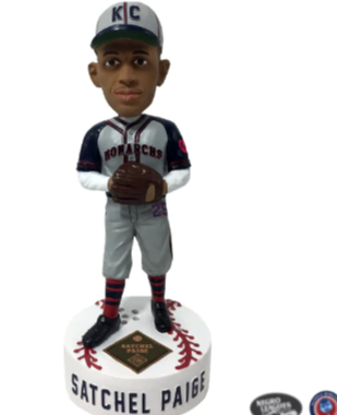 Satchel Paige Kansas City Monarchs Talking Tip Your Cap Bobblehead Negro  Leagues 