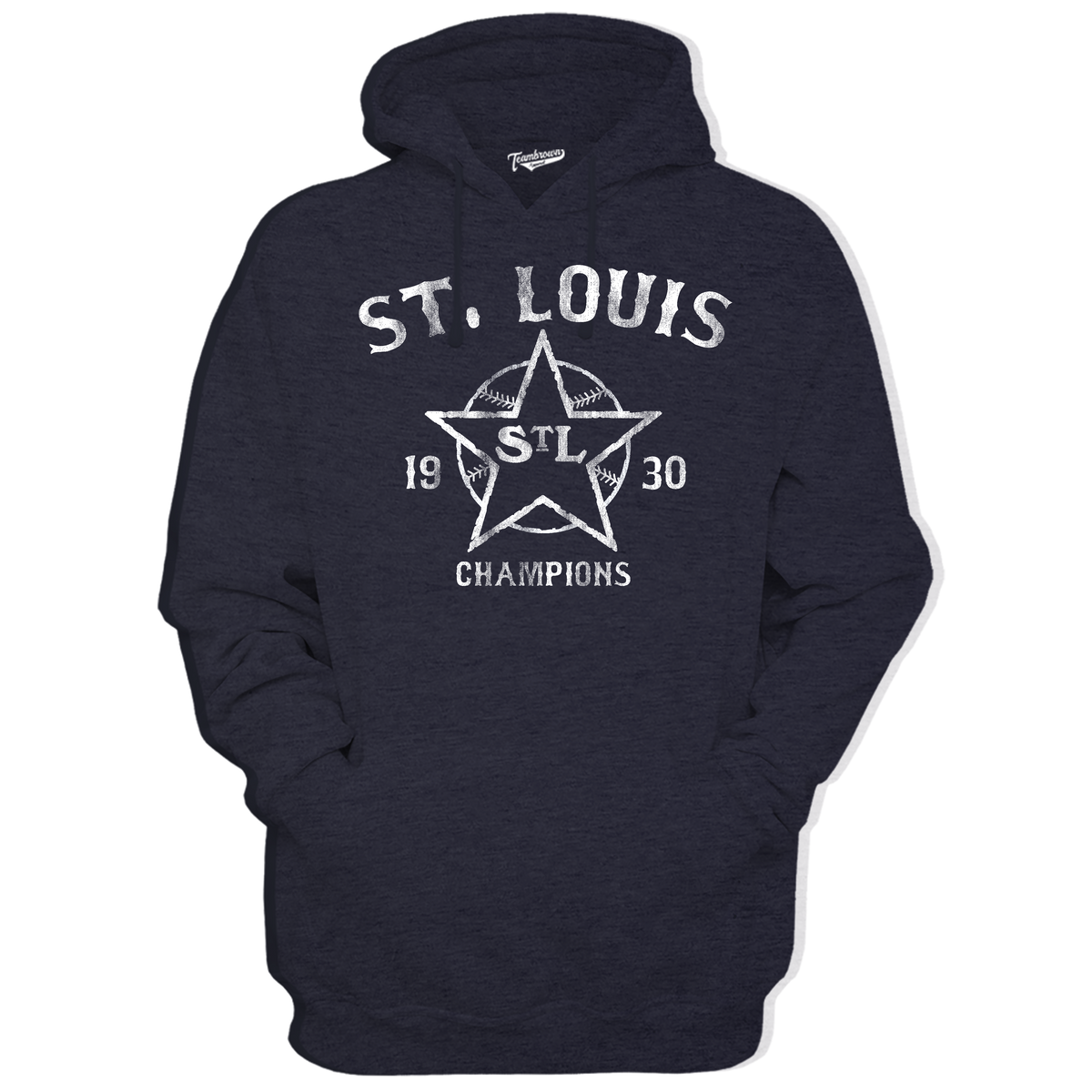 Hyper Than Hype Shirts Saint Louis Stars Distressed Stl Logo Shirt - Defunct Negro Baseball Team - Celebrate Black Heritage and History - Hyper Than Hype XL / Black Shirt