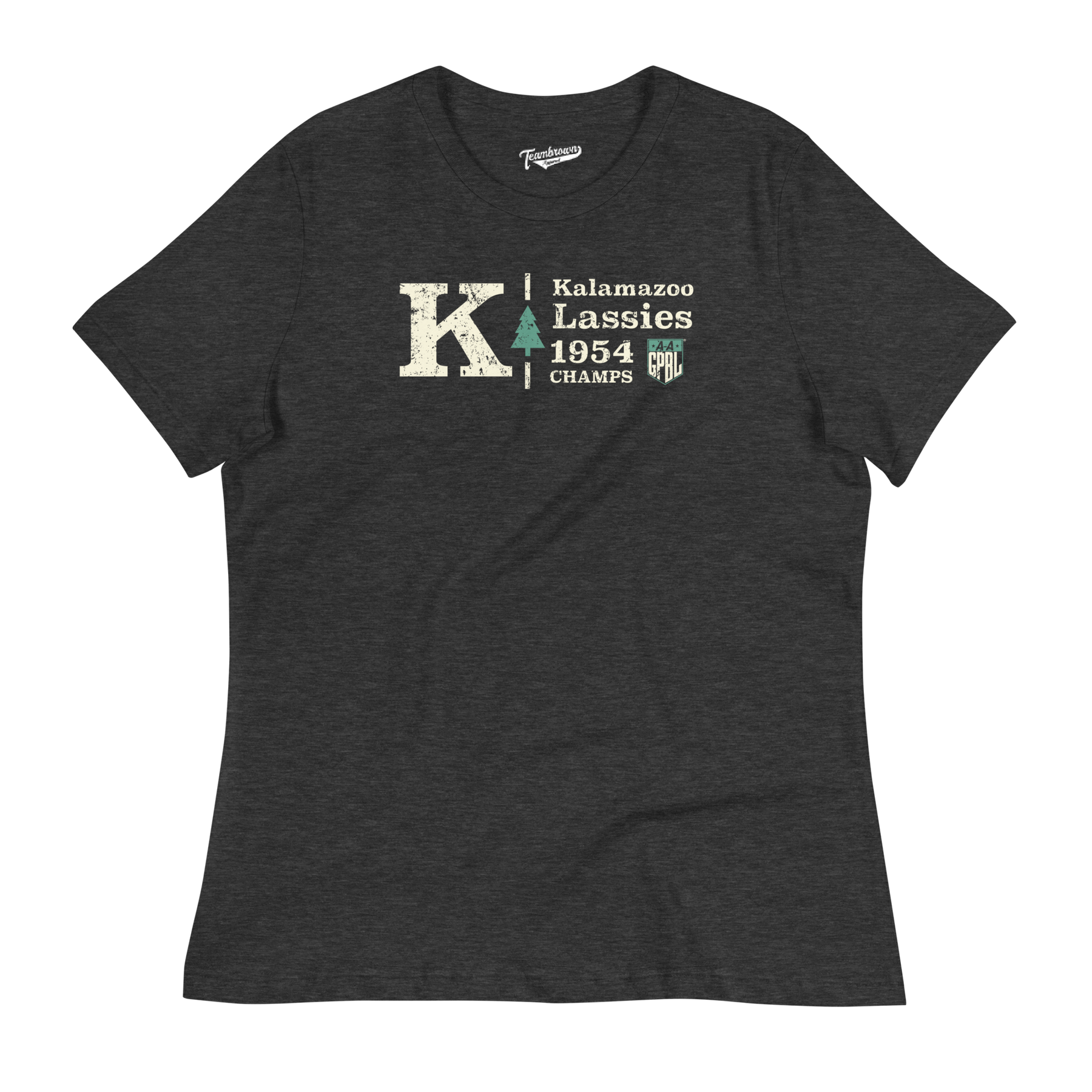 Kalamazoo Lassies Champions - Women's Relaxed Fit T-Shirt | Officially Licensed - AAGPBL